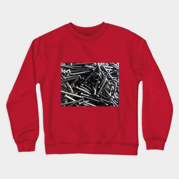 nails -1 Crewneck Sweatshirt by walter festuccia